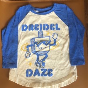 Tiny Whales Chanukah Shirt - Excellent Condition